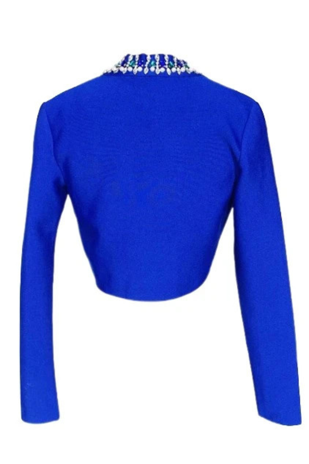 Bandage Jacket Bling Detail - Royal Blue
