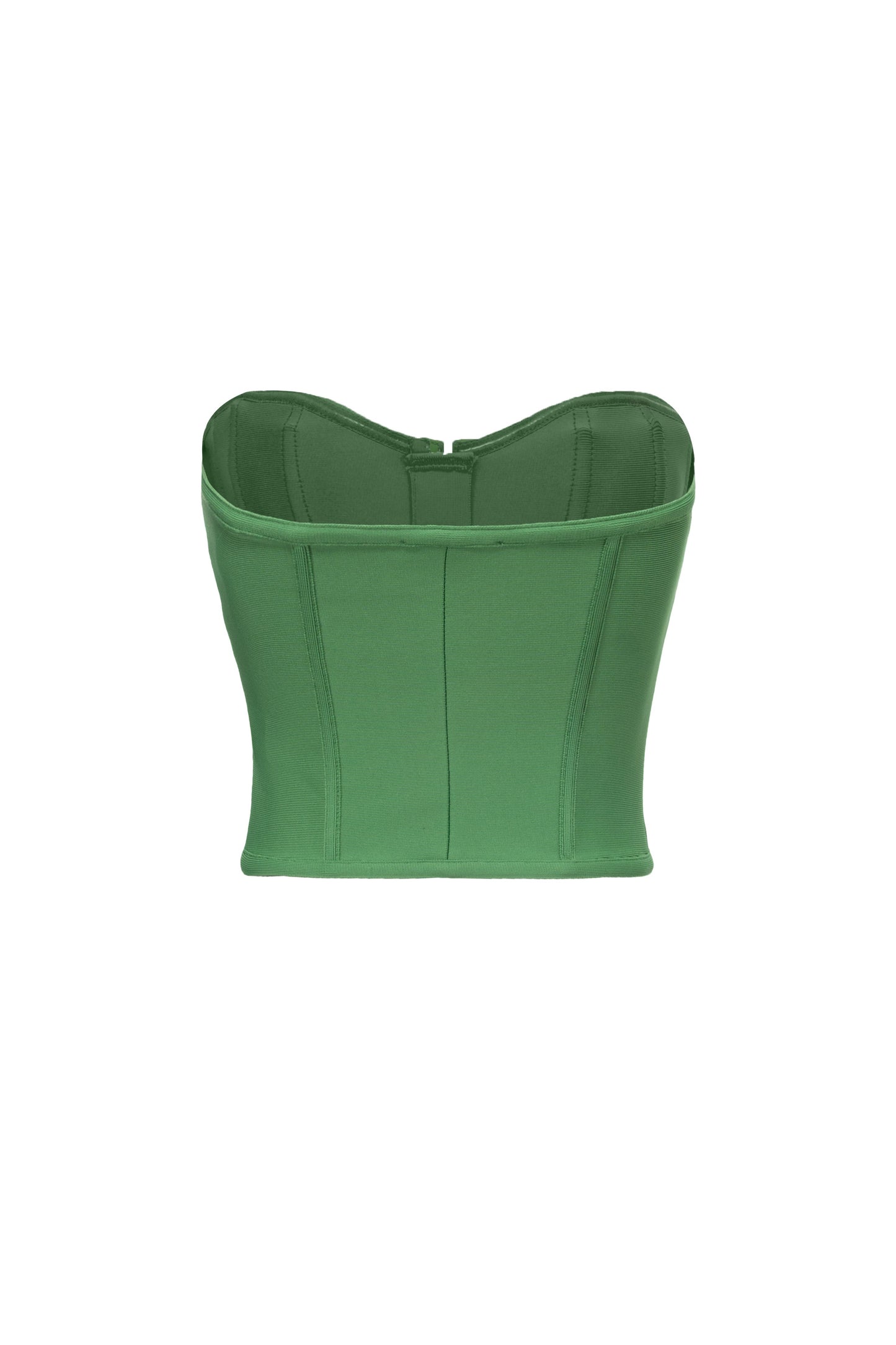 Bandage Bustier Crop Top - Green