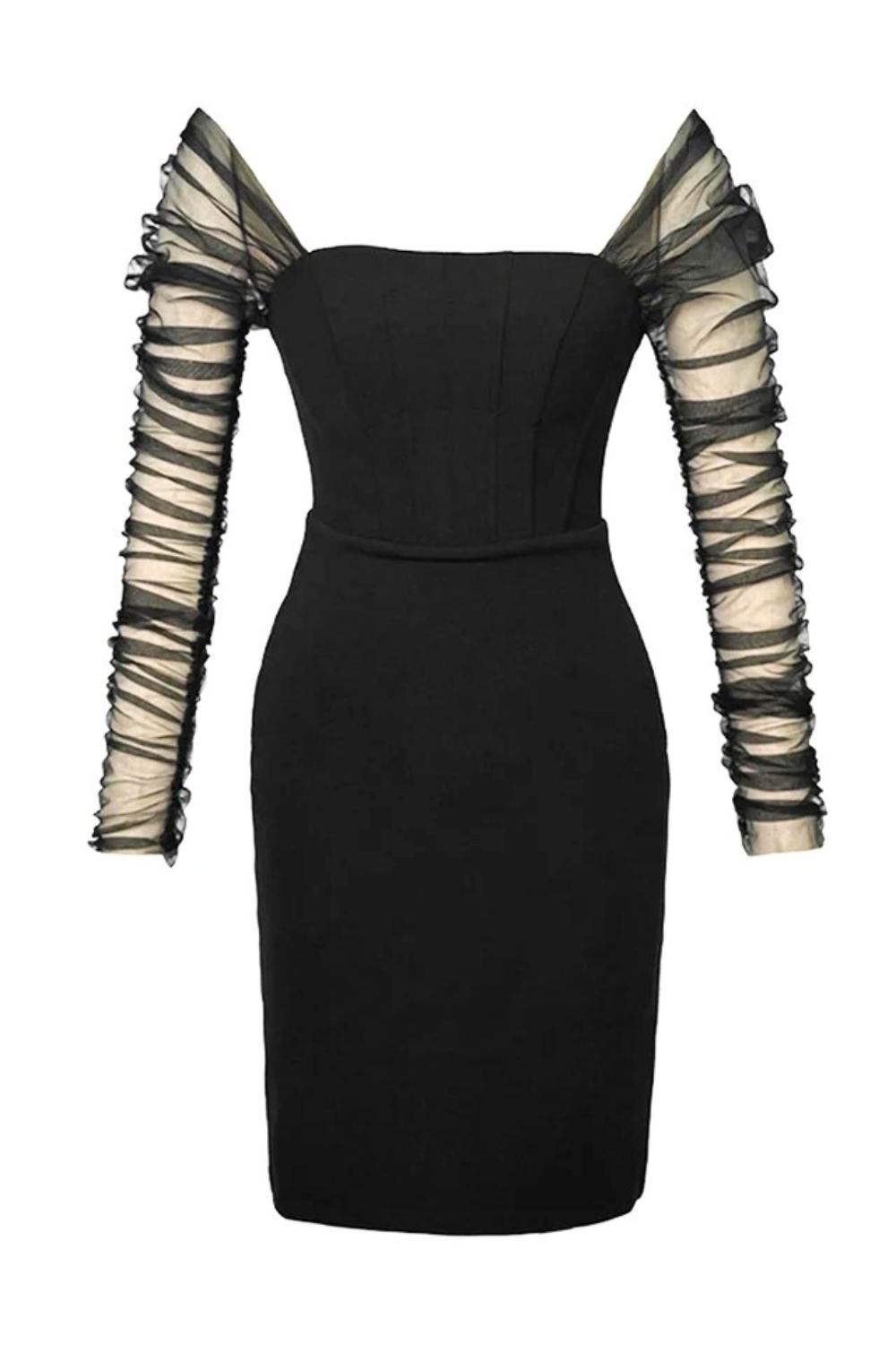 Love Me Bandage Mini Dress - Black
