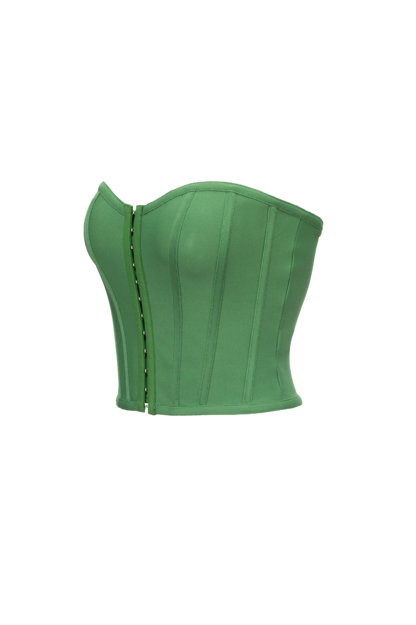 Bandage Bustier Crop Top - Green