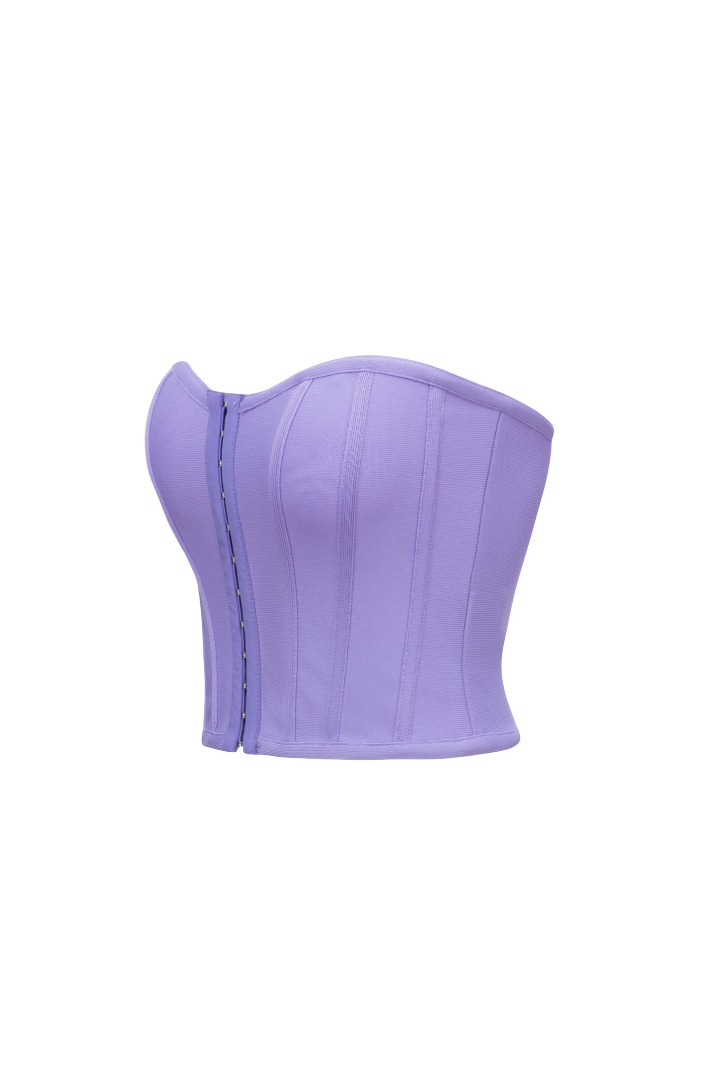 Bandage Bustier Crop Top - Lavender