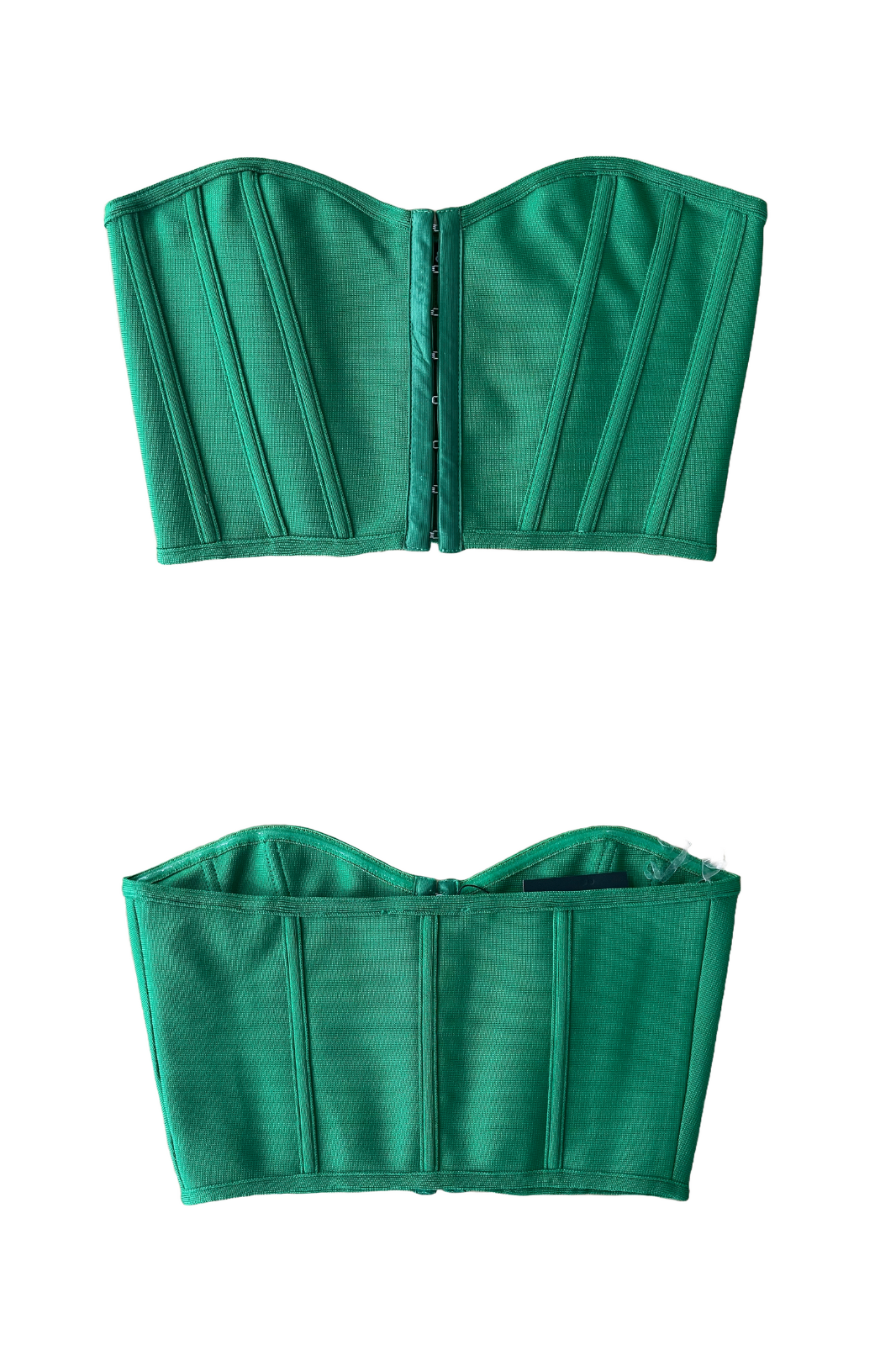 Bandage Structured Corset - Green