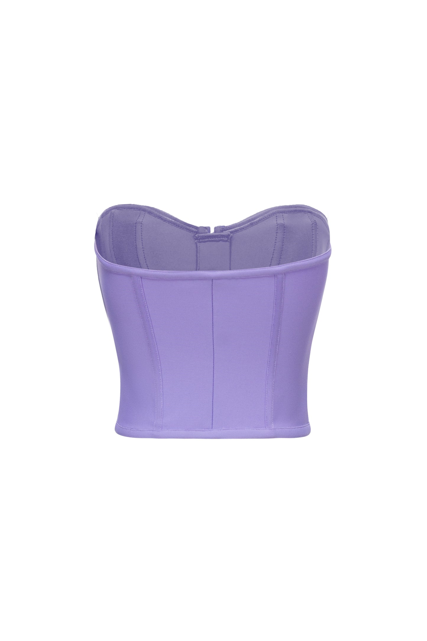 Bandage Bustier Crop Top - Lavender
